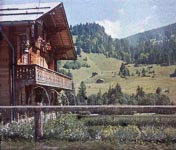 Un chalet dans la valle suisse  - Suisse - 1912