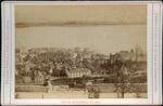 Vue gnrale sur la ville de Neuchtel sur le lac et sur la chane des Alpes  - Suisse (Neuchtel)  - 1880