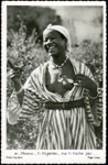 Photographie humoristique sur une jeune fille marocaine  - Maroc - 1935