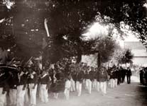 Procession pour Notre-Dame de Guadalupe, le traditonnel Alarade  - Espagne (Fontarrabie)  - 1901