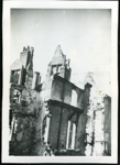 Incendie d'un h�tel particulier m�di�val dans le quartier de la rue nationale � Tours  - Tours (37)  - 1940