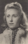 Portrait de mademoiselle Cartheaux  - Tours (37)  - 1940