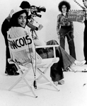 Tournage d'un clip de Frdrique Franois.  - 1970