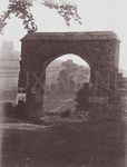 Porte d'entr�e d'un ch�teau, � Gloucester.  - Royaume-uni (Gloucester)  - 1890