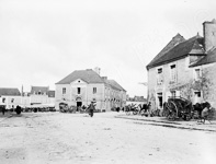 Le march�, vue anim�e  - Conlie (72)  - 1900