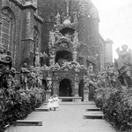 L'entre baroque de l'glise Saint-Paul.  - Belgique (Anvers)  - 1910