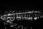 Vue nocturne du port de Monaco.  - Monaco - 1930
