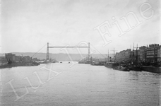 Le port et son pont transbordeur  - Rouen (76)  - 1900